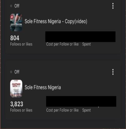 Engagement details mobile